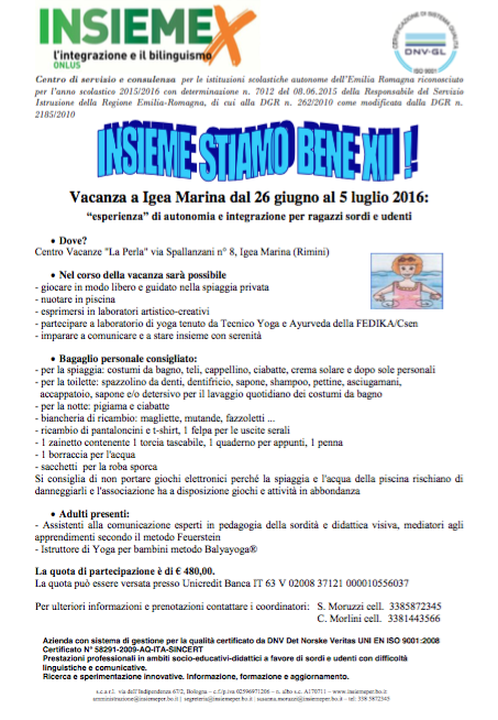 insieme stiamo bene 2016